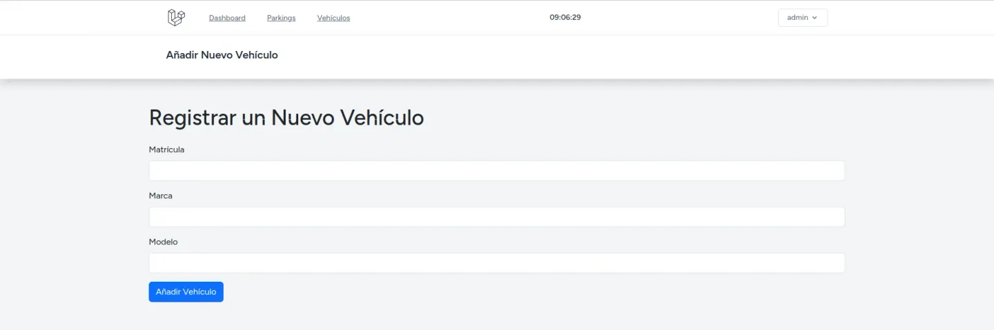 Vehicle Form