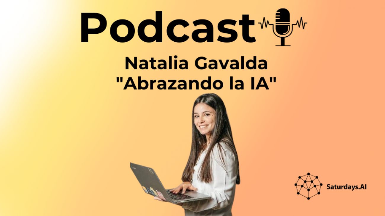 portada episodio podcast Abrazando la IA, entrevista a Natalia Gavalda